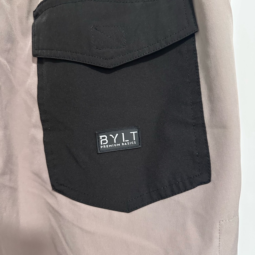 Bylt Tan and Black Athletic Shorts - Medium - Picture 5 of 6